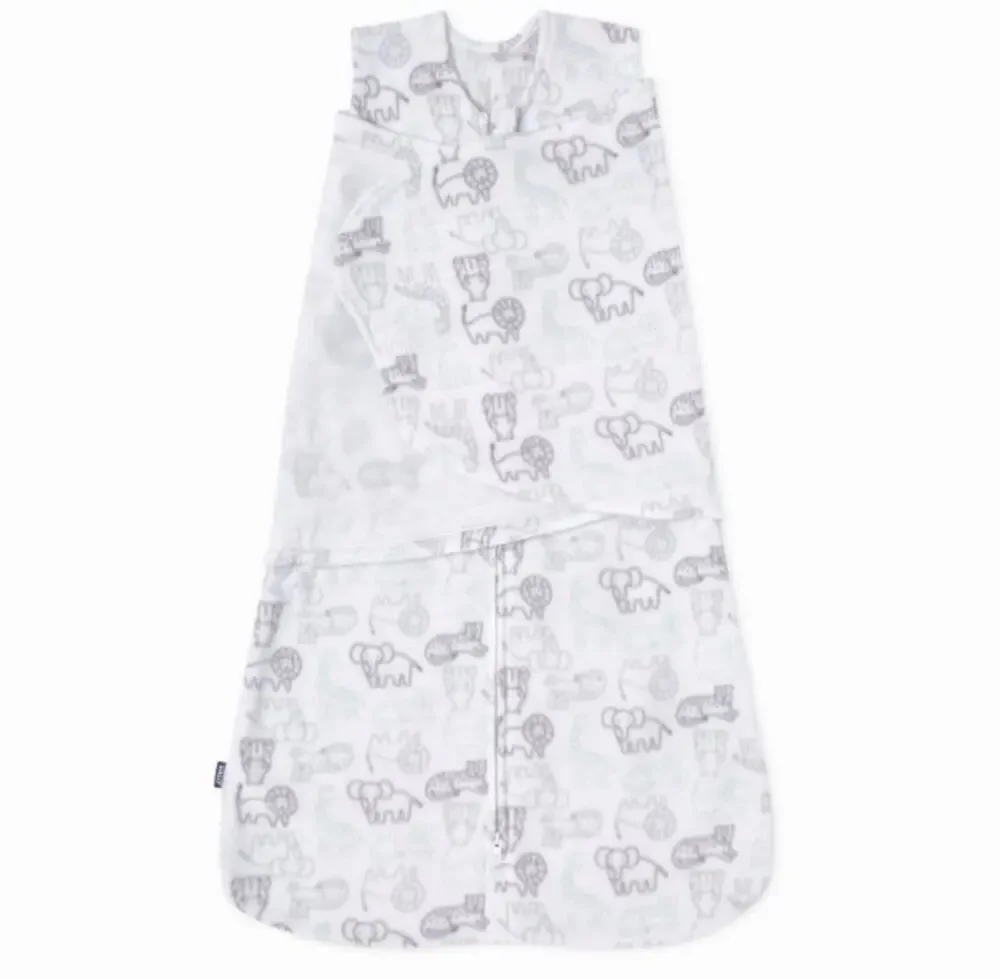 HALO Baby Micro-Fleece 3.0 TOG Sleepsack Swaddle Wrap Animal Addiction 0 3 Mo